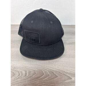 Troy Lee Designs New Era Black on Black Men’s SnapBack‎ Trucker Hat- EUC